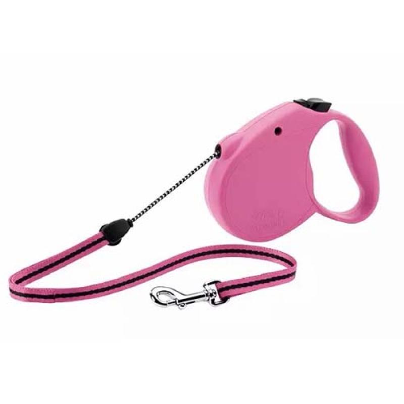 Flexi Standard lanko S 5m do 12kg pink