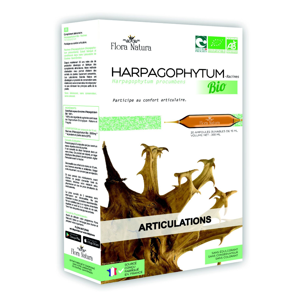 Flora Natura Harpagofyt Čertův dráp BIO 20x15 ml