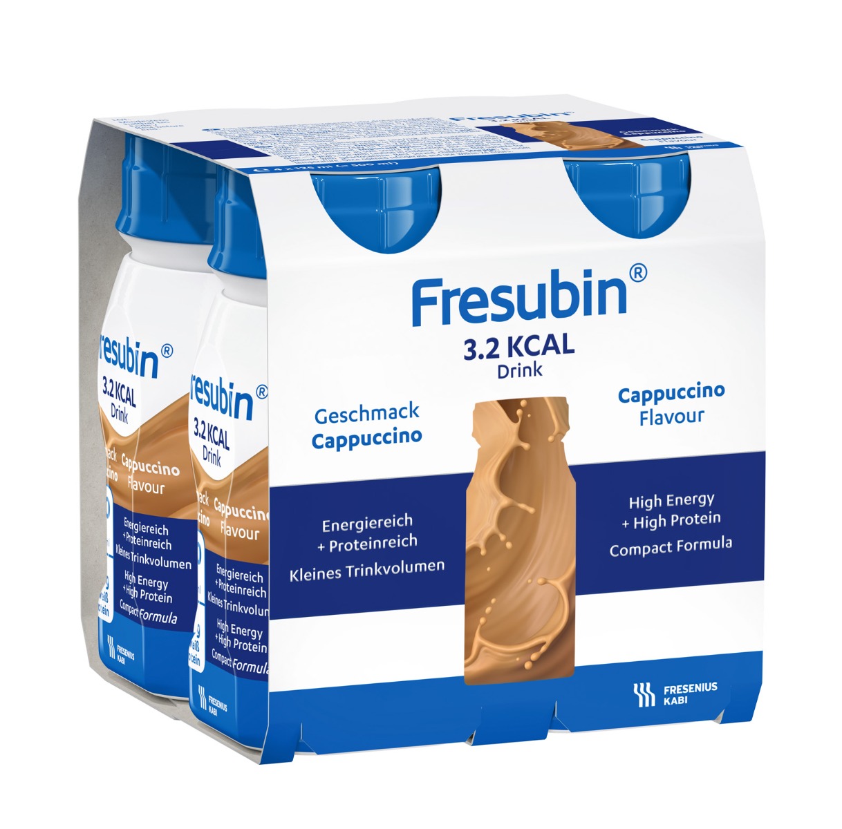 Fresubin 3,2 kcal DRINK příchuť cappuccino 4x125 ml