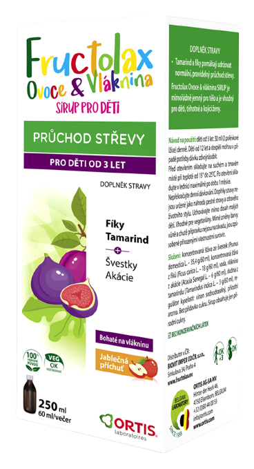 FRUCTOLAX ORTIS Sirup pro děti 250 ml