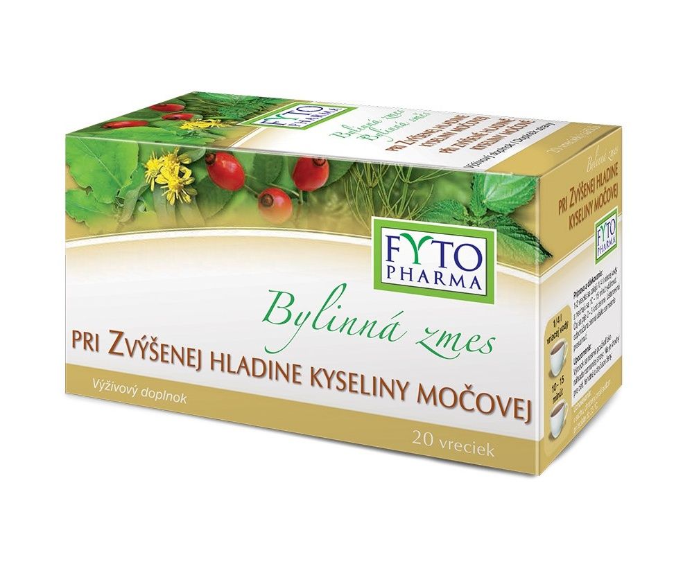 Fytopharma Bylinná směs při zvýšené hladině kyseliny močové 20x1,25 g