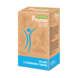 Fytopharma Figuran Slim čaj Pu-erh s citrónovou trávou 20x1,5 g