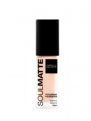 Gabriella Salvete Soulmatte Foundation Hyaluronic 01 Cold Porcelain make-up 30 ml