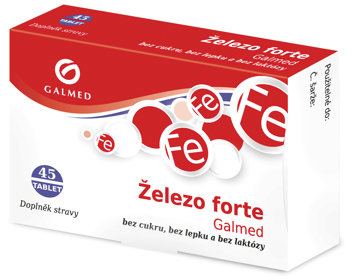 GALMED Železo forte 45 tablet