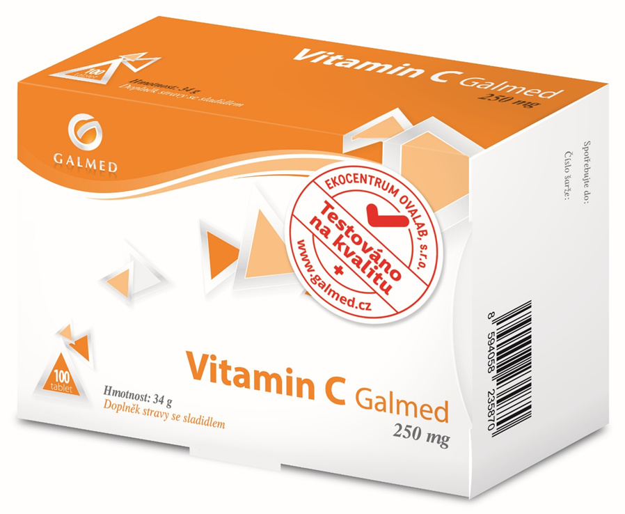 GALMED Vitamin C 250 mg 100 tablet