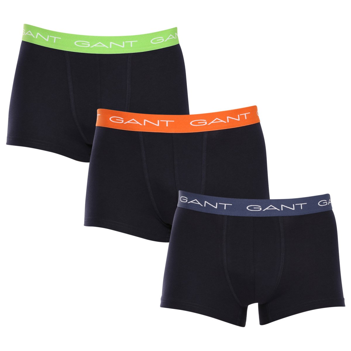 GANT 3PACK pánské boxerky černé (902343003-378) L