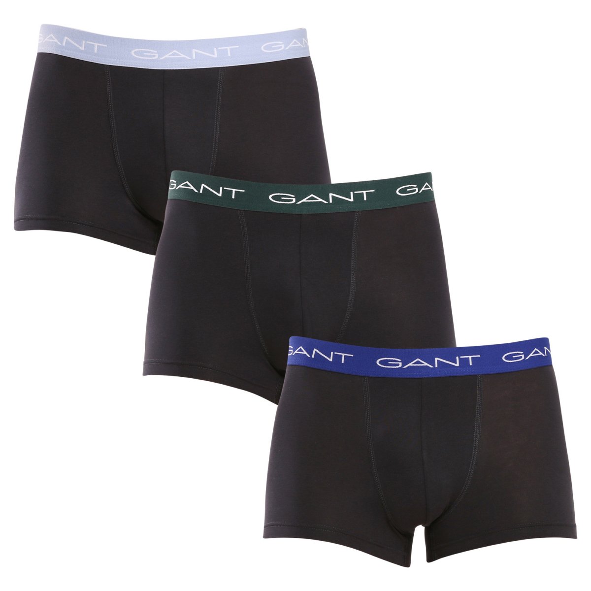 GANT 3PACK pánské boxerky černé (902333003-005) M