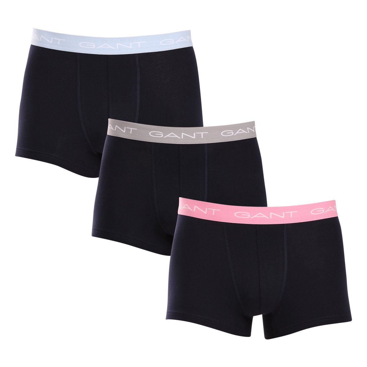 GANT 3PACK pánské boxerky černé (902423003-649) L