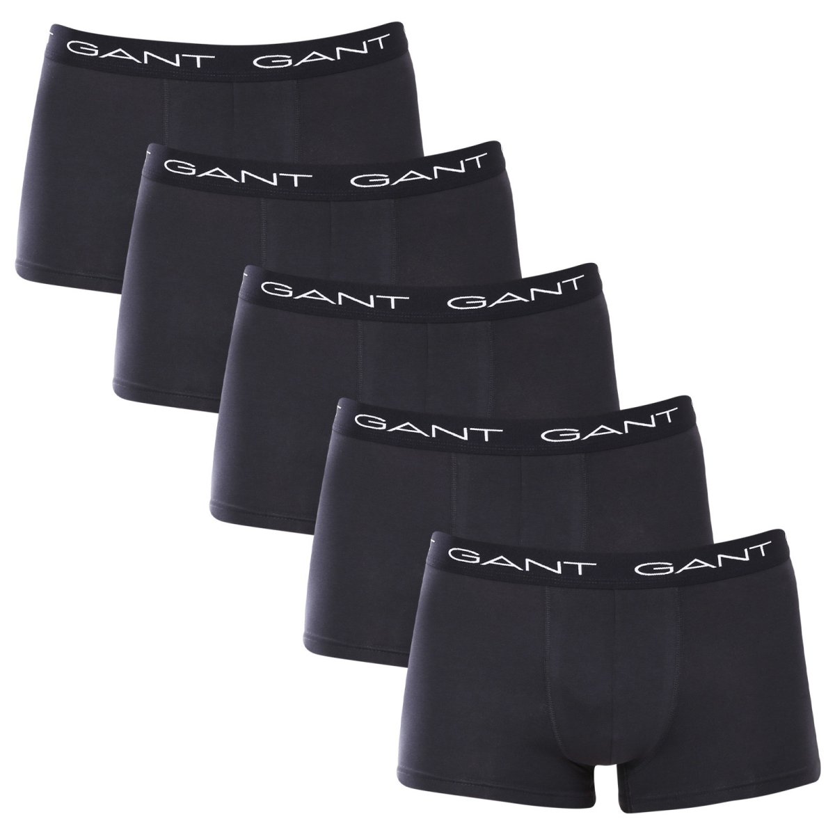 GANT 5PACK pánské boxerky černé (900015003-005) M