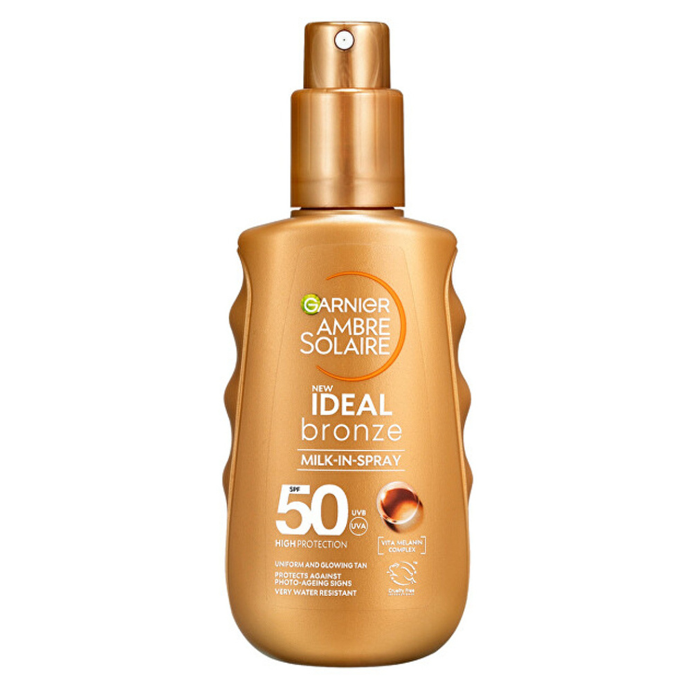 GARNIER Ambre Solaire Ideal Bronze SPF50 Opalovací mléko 150 ml