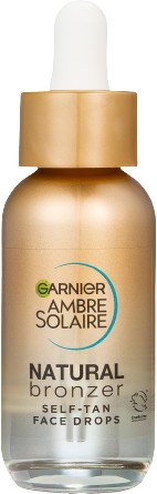 GARNIER Ambre Solaire Natural Bronzer Samoopalovací kapky na obličej, 30 ml