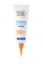 Garnier Ambre Solaire Sensitive Advanced SPF50+ ochranné sérum s ceramidy 125 ml