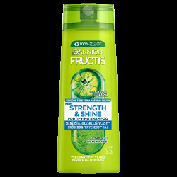 GARNIER Fructis Strength & Shine Posilující šampon pro všechny typy vlasů bez lesku a síly, 250 ml