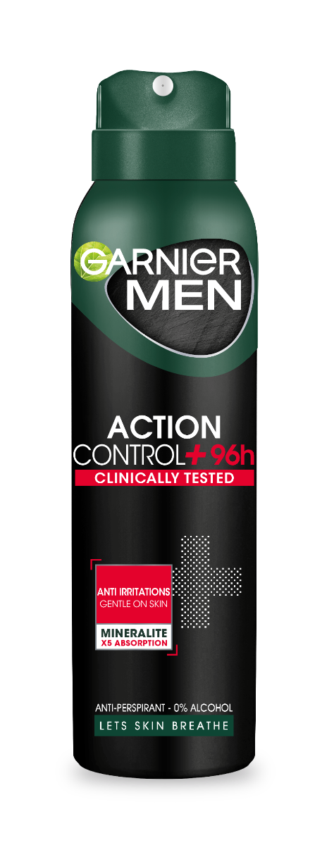 Garnier Men Mineral Action Control antiperspirant pro muže sprej 150 ml