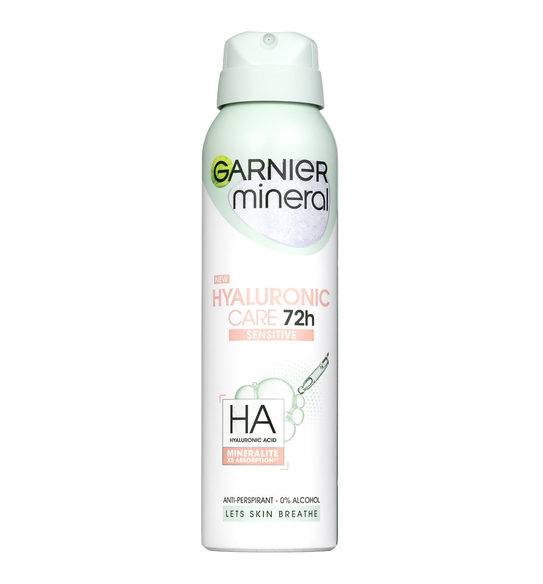 Garnier Mineral Hyaluronic Ultra Care 72H sprej 150 ml