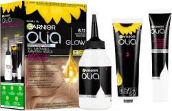 GARNIER Olia Glow permanentní barva na vlasy 8.12, duhová blond