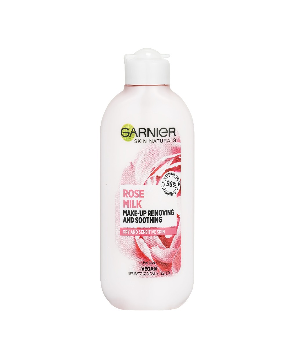 Garnier Skin Naturals Odličovací mléko s květy růže 200 ml