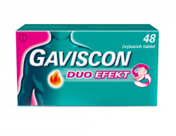 Gaviscon Duo Efect 48 žvýkacích tablet