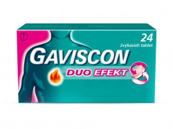 Gaviscon Duo Efekt 24 žvýkacích tablet