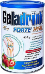 GELADRINK FORTE HYAL práškový nápoj jahoda 420 g