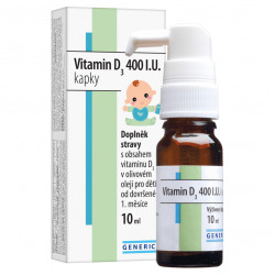 GENERICA Vitamin D3 400 I.U. kapky 10 ml