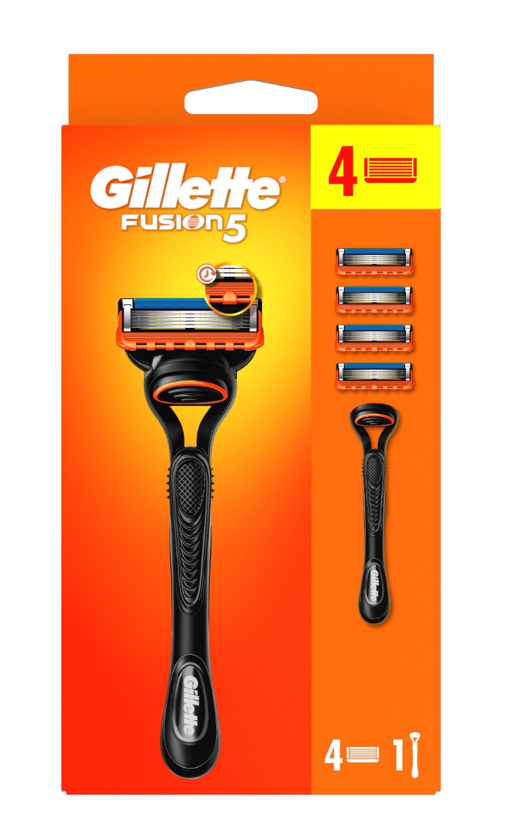 Gillette Fusion5 pánský holicí strojek + 4 hlavice