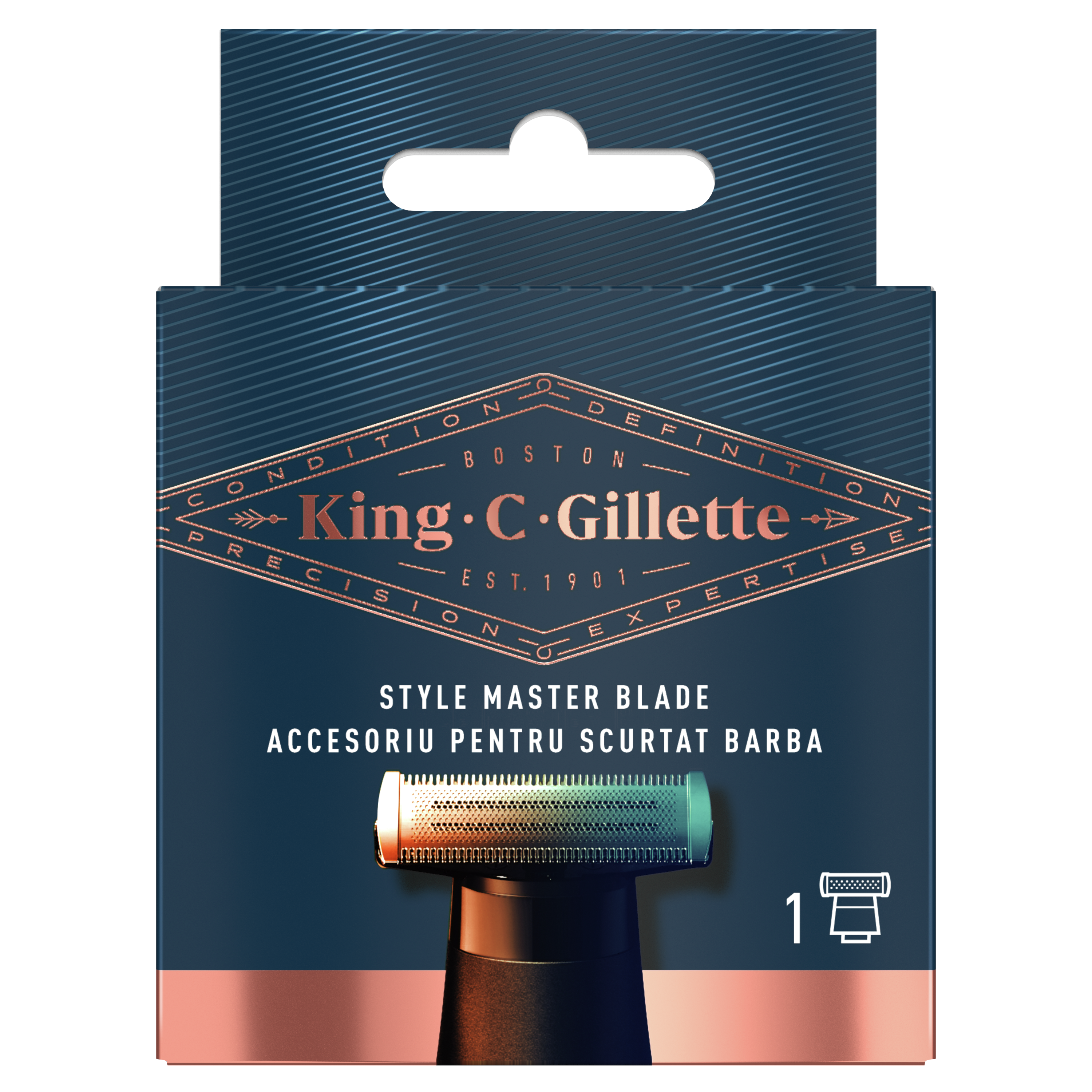 GILLETTE King C. Style Master Náhradní holicí hlavice