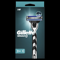 GILLETTE Mach3 holící strojek + 2 hlavice