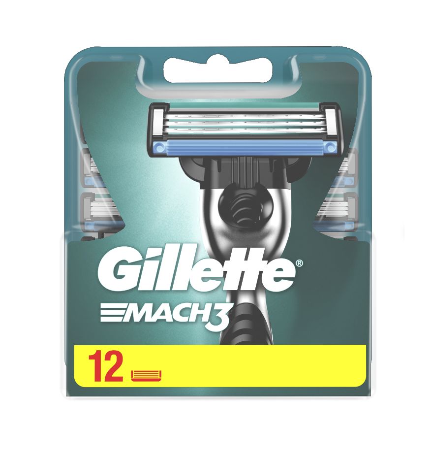 Gillette Mach3 náhradní hlavice 12 ks