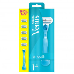 GILLETTE Venus Smooth Holící strojek pro ženy + Náhradní hlavice 5 ks