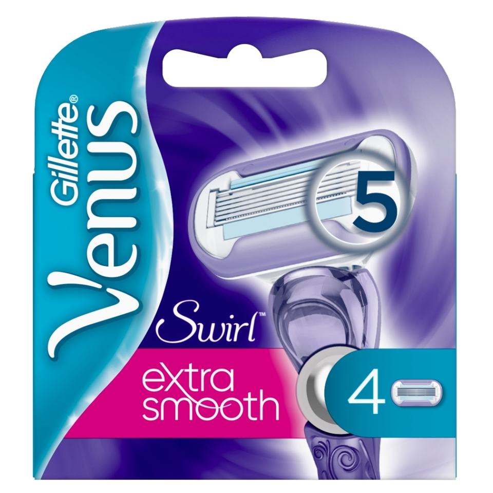 GILLETTE Venus Swirl Náhradní hlavice 4 ks