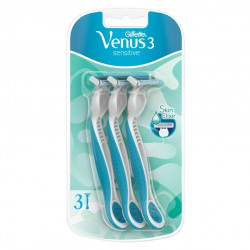 GILLETTE Venus3 Sensitive Pohotová holítka pro ženy 3 ks