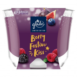 GLADE Berry Festive Kiss Svíčka vonná 204 g