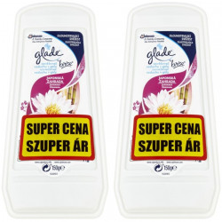 GLADE osvěžovač vzduchu Gel Pure Clean Japonská zahrada duo pack 2 x 150 g