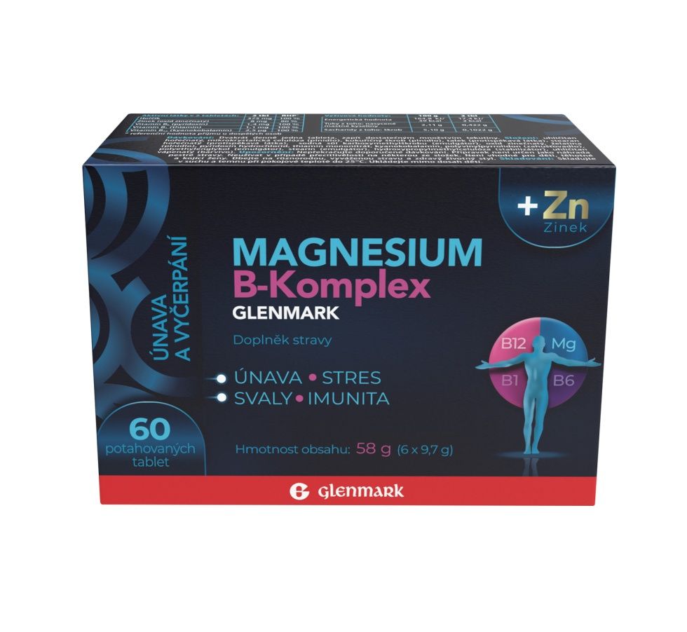 Glenmark Magnesium B-komplex 60 tablet