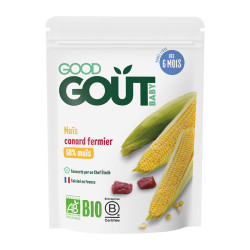 Good Gout BIO Kukuřice s kachním masem 6m+ 190 g