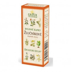 GREŠÍK Žlučníkové kapky devatero bylin 50 ml