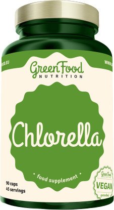 GREENFOOD NUTRITION Chlorella 90 kapslí