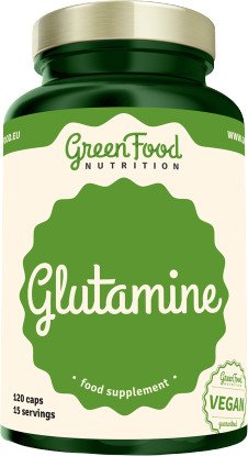 GREENFOOD NUTRITION Glutamin 120 kapslí