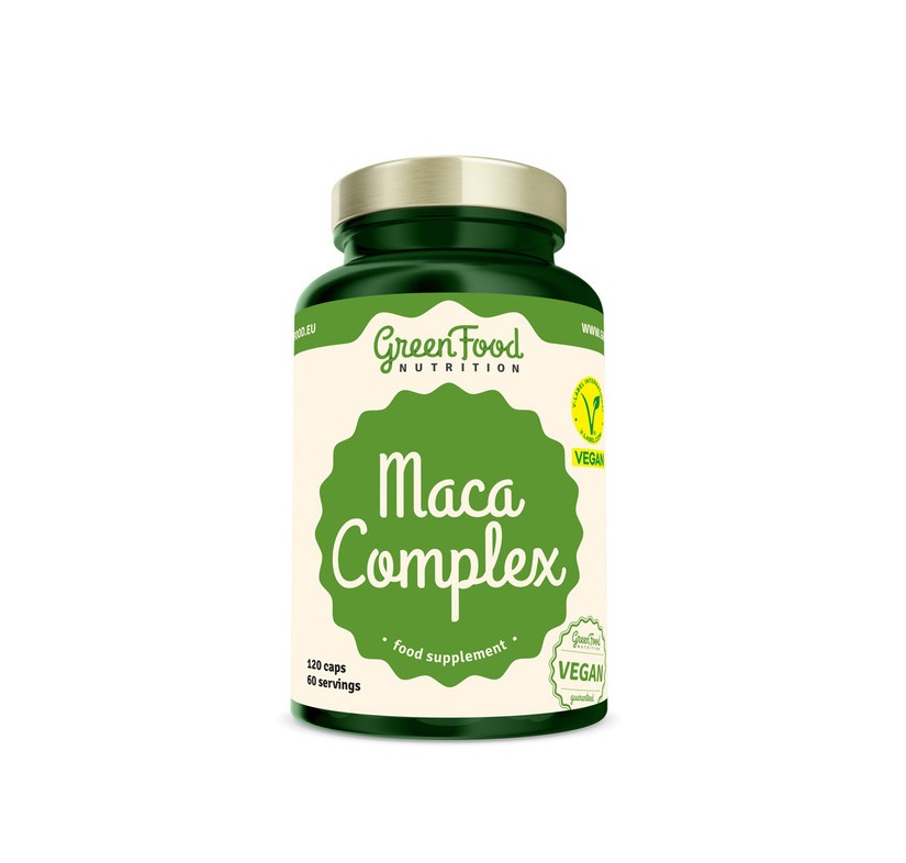 GreenFood Nutrition Maca Complex 120 kapslí