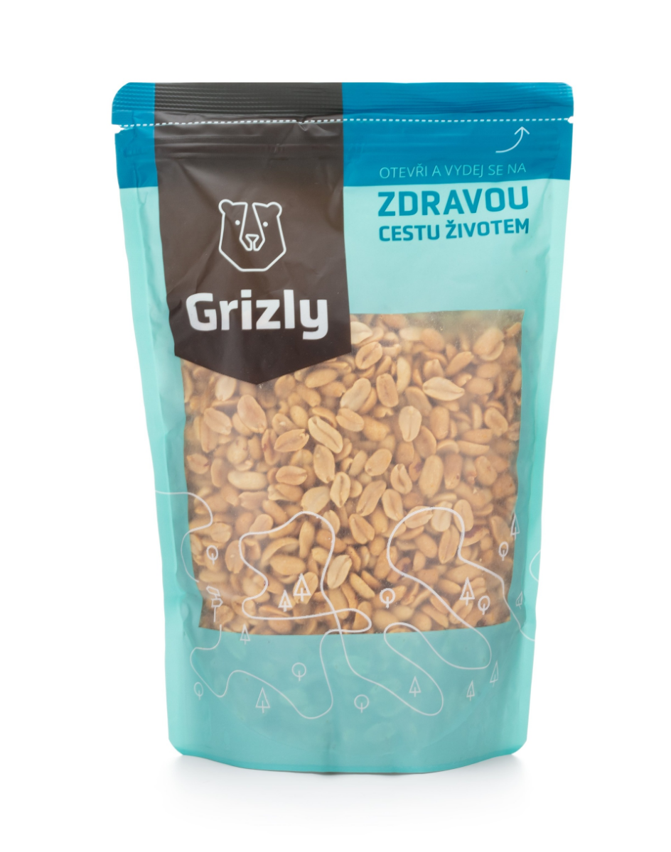 Grizly Arašídy pražené solené 1000 g