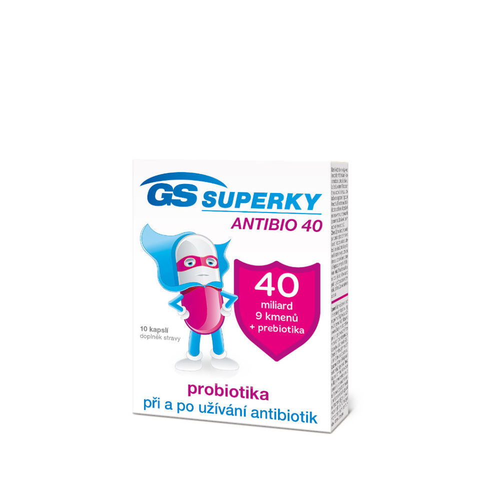 GS Superky Antibio 40 10 kapslí