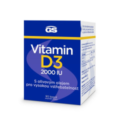 GS Vitamin D3 2000 IU 90 kapslí