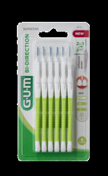 GUM Mezizubní kartáčky BI-DIRECTION 0,7 mm 6 ks