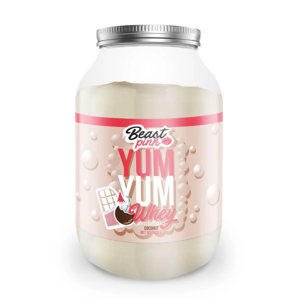 GYMBEAM BeastPink Yum Yum Whey  white chocolate coconut 1000 g