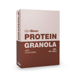 GYMBEAM Proteinová granola s čokoládou 300 g, poškozený obal