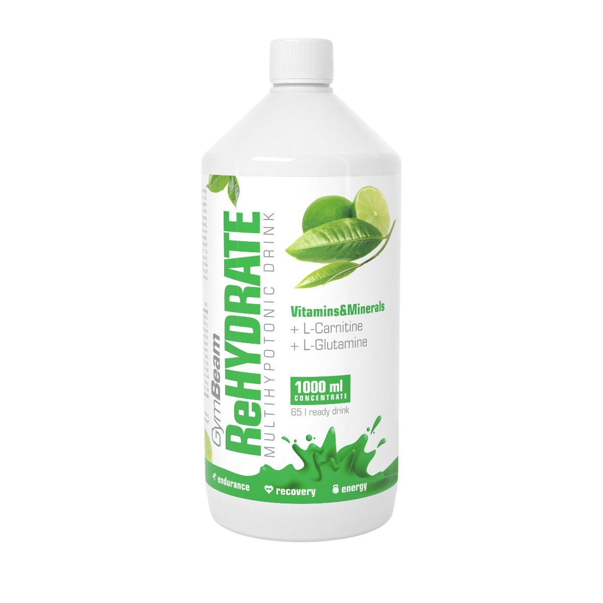 GYMBEAM ReHydrate green tea lime 1000 ml