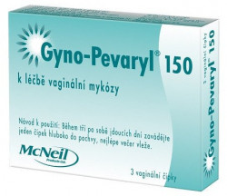 GYNO-PEVARYL 150 mg, vaginální čípky 3 ks