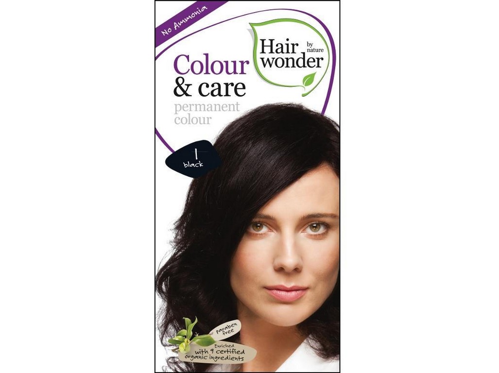 HAIRWONDER Dlouhotrvající barva černá 100 ml