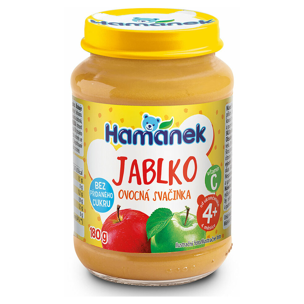 HAMÁNEK Jablko neslazená 4m+ 180 g